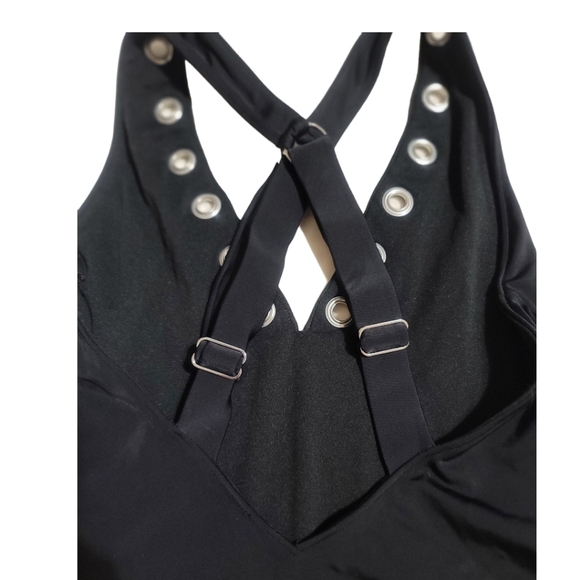 💥NEW💥 LA HEARTS 💕 - Medium Black One Piece - Picture 6 of 9